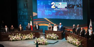 Gobernador asiste al Segundo Informe de Actividades del TSJ de BCS