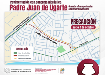 Iniciará SEPUIMM pavimentación del bulevar Padre Juan de Ugarte, en Loreto