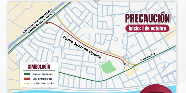 Iniciará SEPUIMM pavimentación del bulevar Padre Juan de Ugarte, en Loreto
