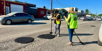 Ayuntamiento de La Paz rehabilita más de 8 mil baches y refuerza brigadas en la ciudad