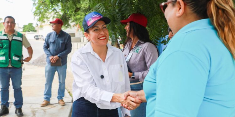 Supervisa Milena Quiroga obra de drenaje en la colonia Solidaridad; registra 60% de avance