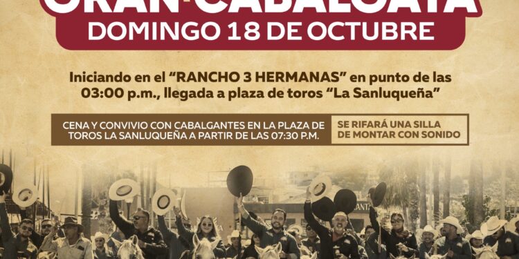 Invitan a Gran Cabalgata de Fiestas Tradicionales Cabo San Lucas 2026