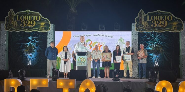 Clausura Gobernador fiestas por el 329 aniversario de Loreto y destaca el legado cultural del municipio