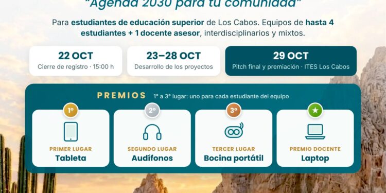 Por cerrar registro al Hackatón de Valor Público 2026; invita INDESO a estudiantes de Los Cabos